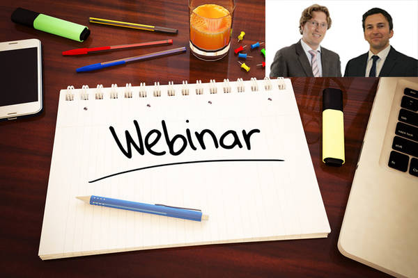 How to make an online seminar: two lawyers create webinars